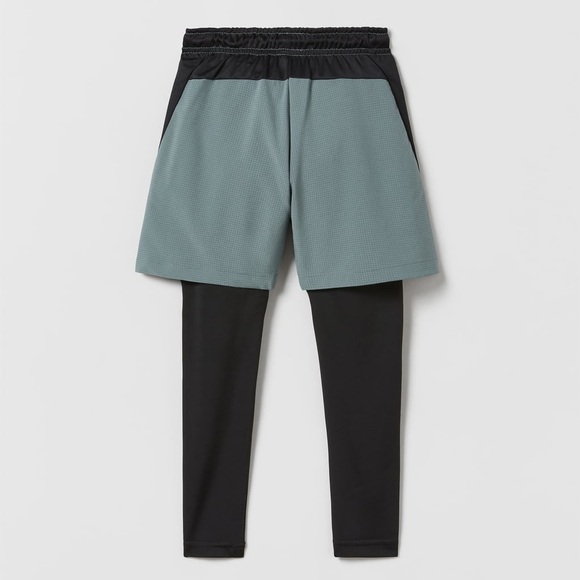ZARA SPORTY STRETCH SHORTS WITH LEGGINGS SZ 13-14 - Picture 2 of 3